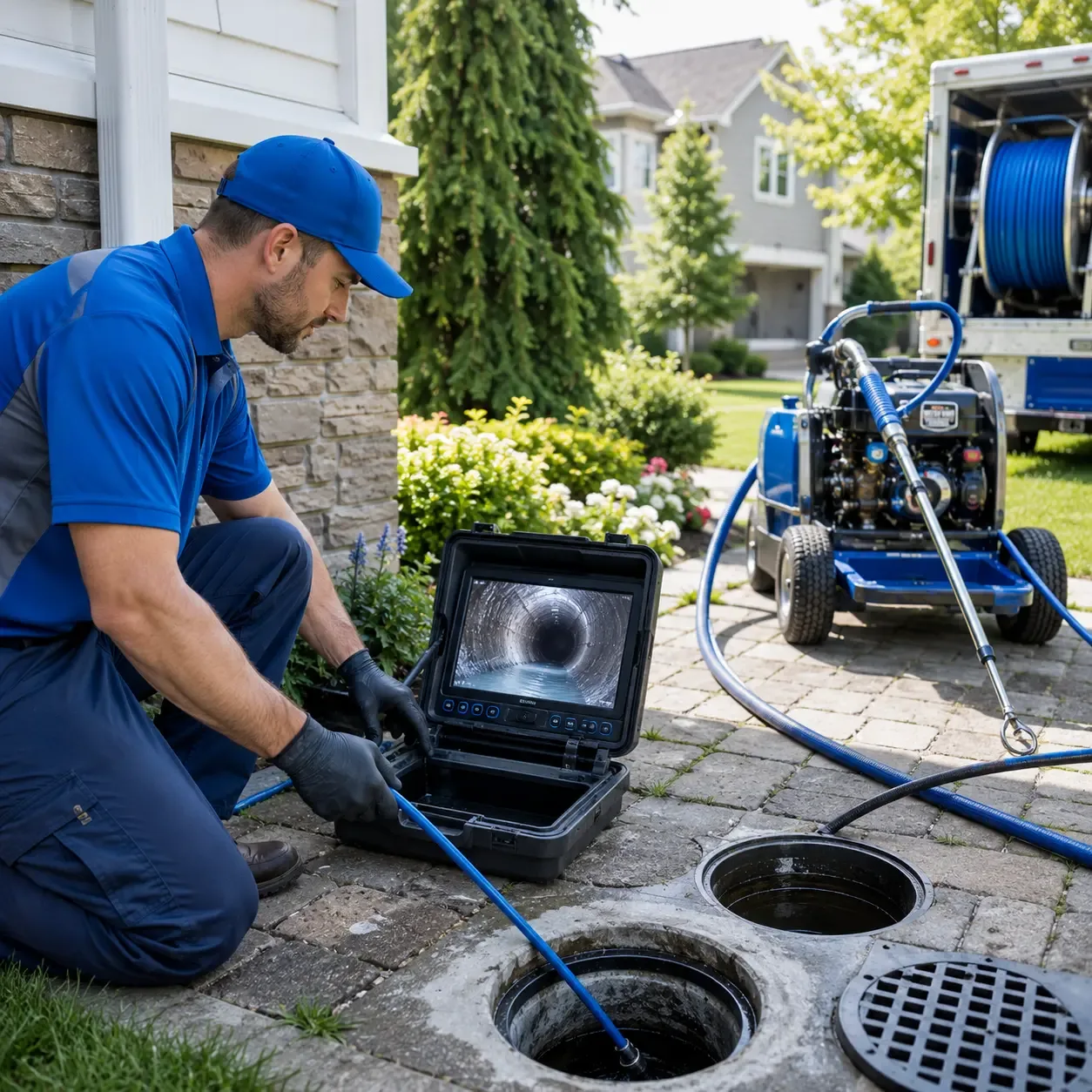 Outdoor drain cleaning professionals serving Orestes, IN